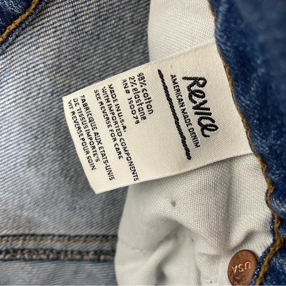 REVICE Venus Stargazer Patchwork Star Jeans Made in the USA 🇺🇸 Womens size 25 - Picture 8 of 12